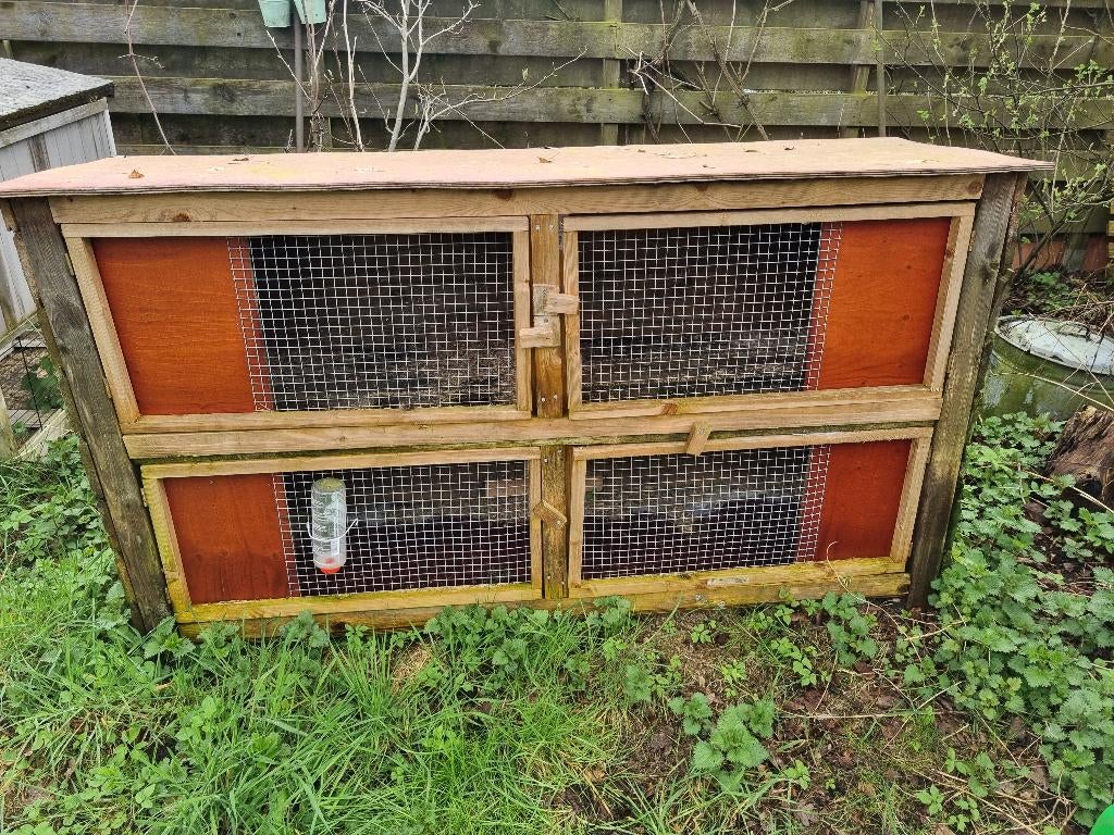 Konijenhok, Dieren en Toebehoren, Knaagdieren en Konijnen | Hokken en Kooien, Ophalen, Kooi, 90 cm of meer, Konijn