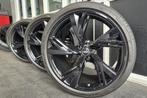 Compleet wielen set origineel Audi RS6 22 met zomerbanden, Auto-onderdelen, Banden en Velgen, Ophalen, Gebruikt, 285 mm, Banden en Velgen