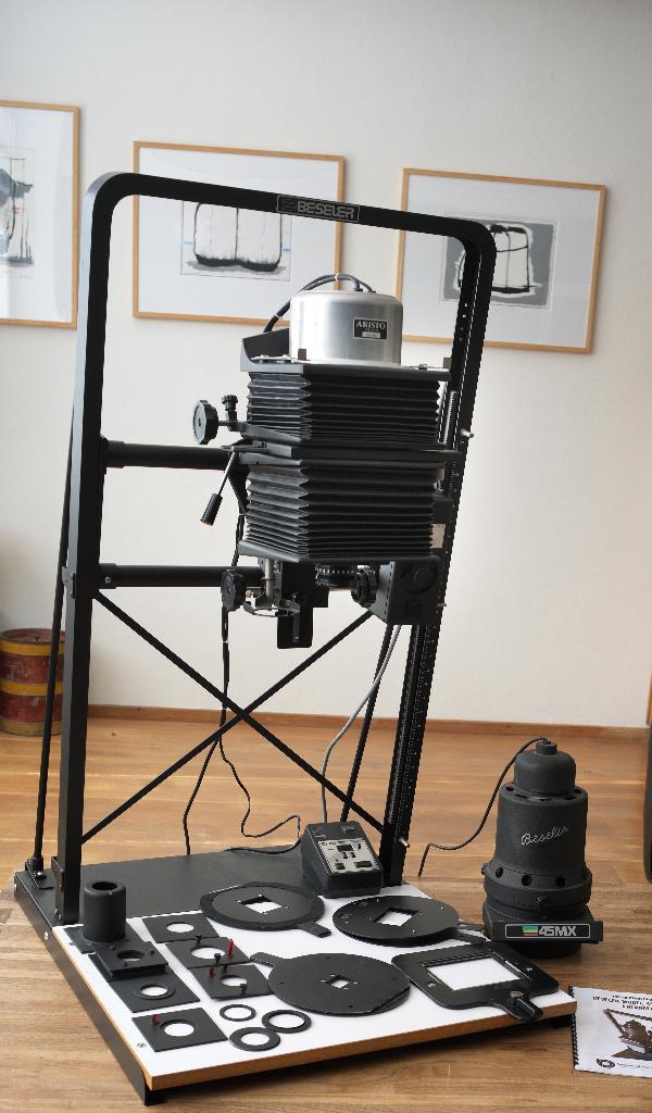 Beseler vergroter Model 45MX +Aristo Module, Audio, Tv en Foto, Fotografie | Doka Toebehoren, Zo goed als nieuw, Complete dokaset