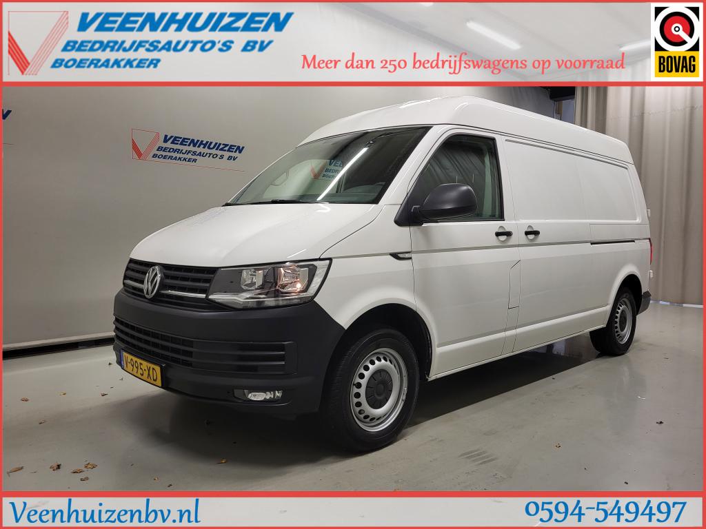 Volkswagen Transporter 2.0TDI 150pk L2/H2 Automaat 2X Schuif, Auto's, Voorwielaandrijving, Gebruikt, Euro 6, 4 cilinders
