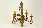 Vintage kroonluchter, Ophalen, Gebruikt, Hout