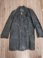Leren jas vintage, Kleding | Heren, Kostuums en Colberts, Ophalen, Onbekend, Zwart, Overige maten