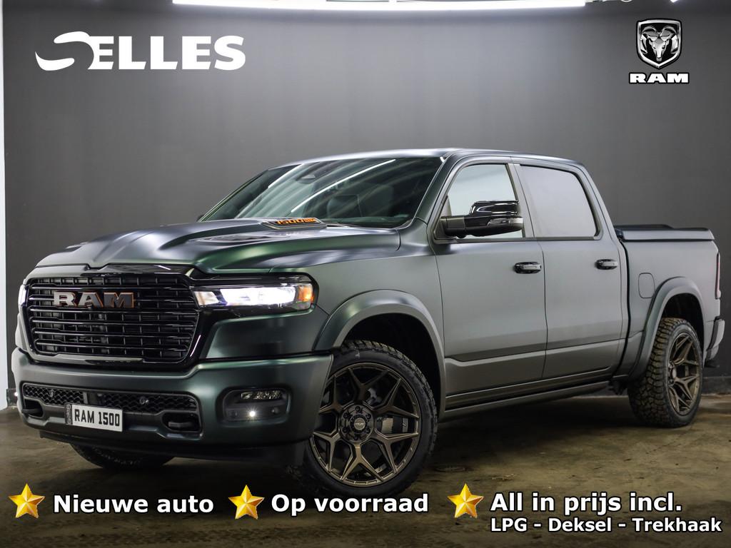 Dodge Ram 1500 2025 3.0L HURRICANE LARAMIE Night Premium | B, Auto's, Automaat, Met garantie (alle), Zwart, Bedrijf