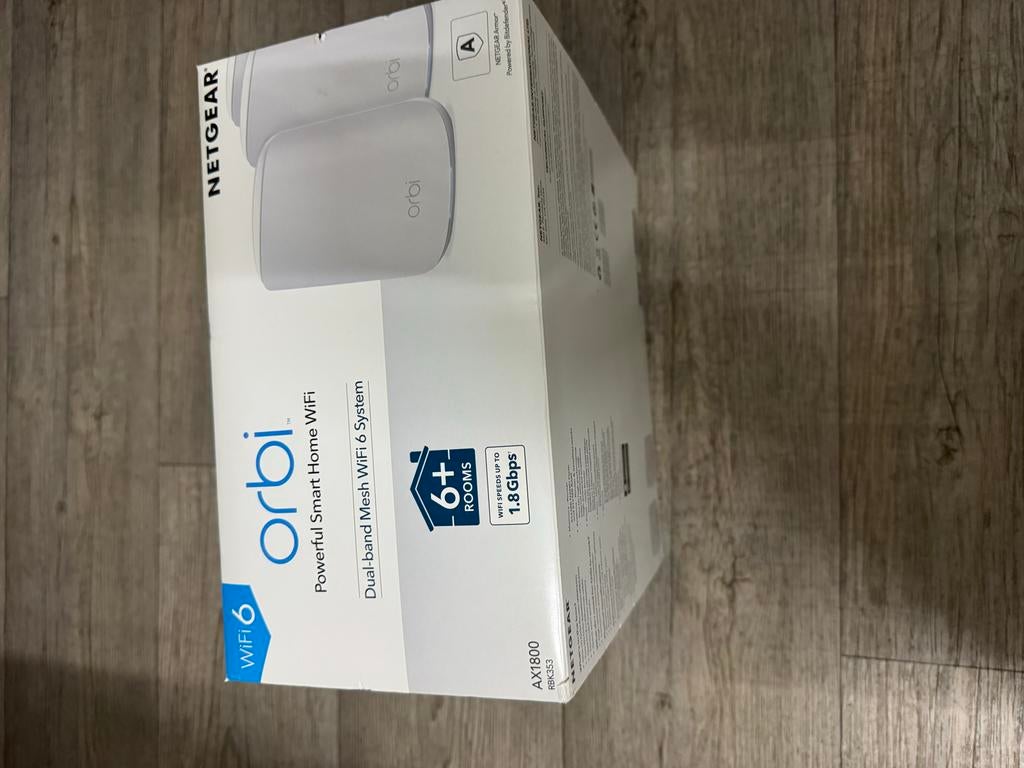 Netgear Orbi WiFi 6 AX1800 Mesh Systeem zo goed als nieuw, Router, NETGEAR, Eu, Netgear