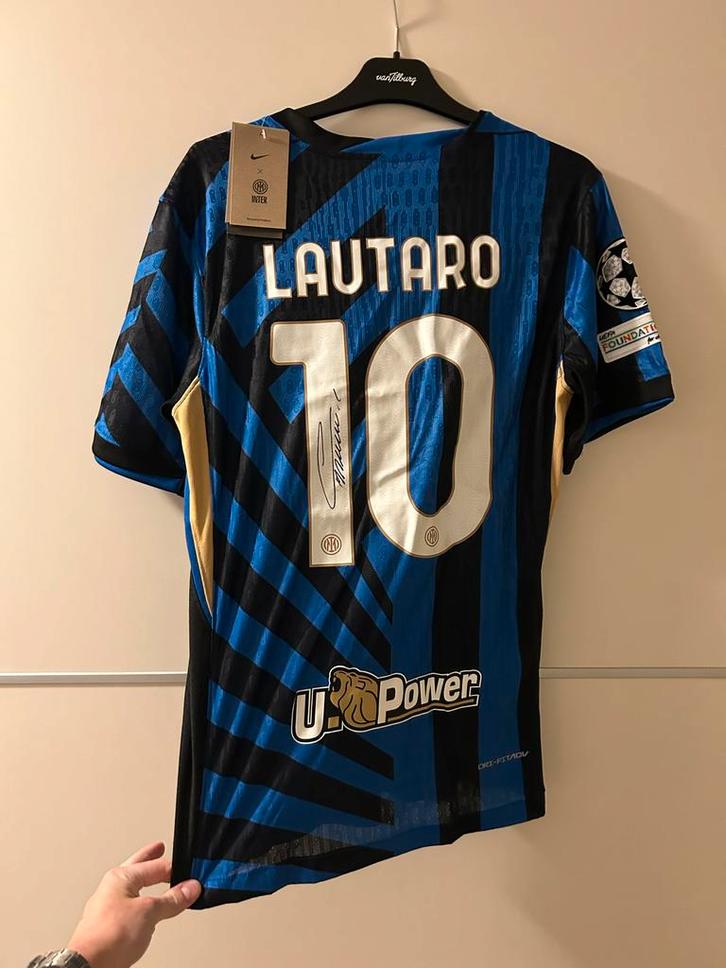 Gesigneerd Lautaro Martinez Inter Milan Shirt met Certificaa, Sport en Fitness, Voetbal, Nieuw, Shirt, Ophalen of Verzenden