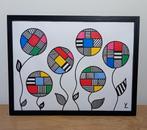 Special Art. Dansende Bloemen., Huis en Inrichting, Woonaccessoires | Schilderijen, Tekeningen en Foto's, Minder dan 50 cm, Oorspronkelijke maker