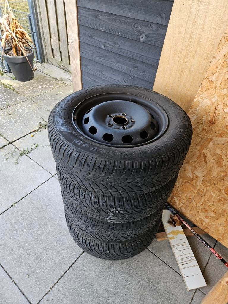 Stalen velgen voor 195/65R15, Ophalen, Gebruikt