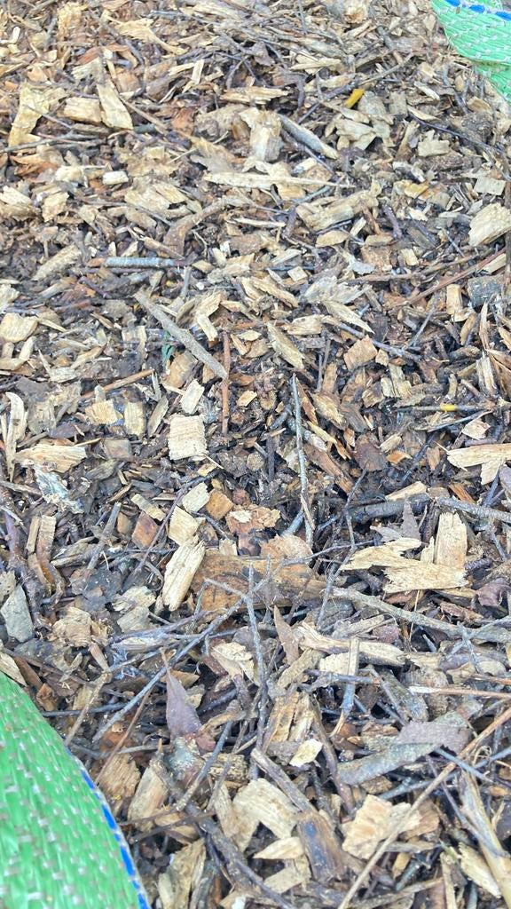 1 big bag houtsnippers, Tuin en Terras, Ophalen, Overige materialen, Bruin, Overige typen