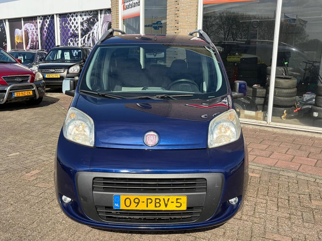 Fiat Qubo 1.4 Dynamic - Airco - Electr Ramen -, Auto's, Voorwielaandrijving, Zwart, 4 cilinders, Origineel Nederlands
