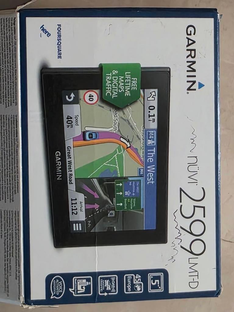 Garmin Nuvi 2599LMT-D, Ophalen