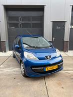 Peugeot 107 1.0 12V 5DR 2008 Blauw, Auto's, Voorwielaandrijving, Stof, Zwart, 68 pk