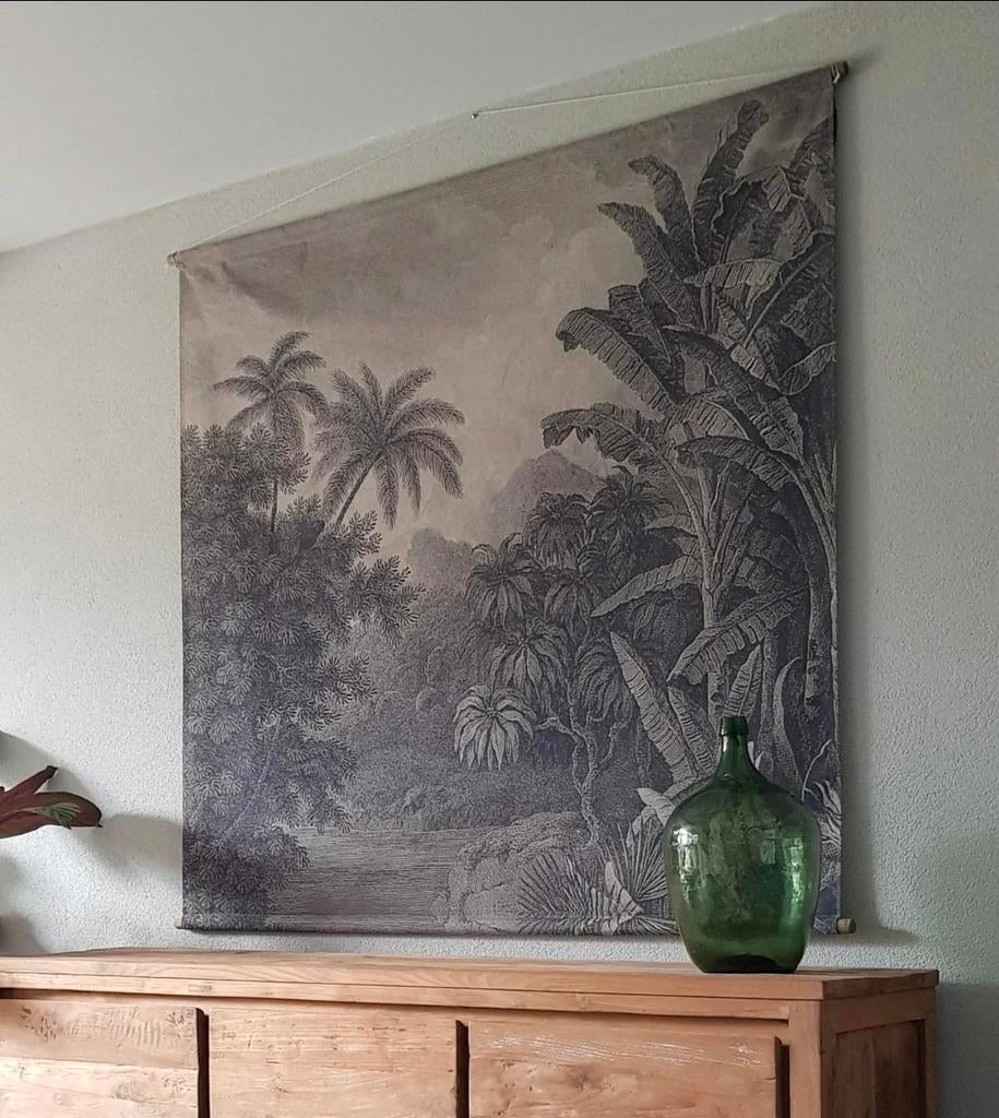 HKliving XXL Jungle Wandkleed, Huis en Inrichting, Woonaccessoires | Wanddecoraties, Ophalen of Verzenden, Zo goed als nieuw
