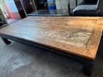 Antieke Chinees elmhout (iepen)salon tafel, Huis en Inrichting, Tafels | Salontafels, Ophalen, Gebruikt, 50 tot 100 cm, 150 tot 200 cm