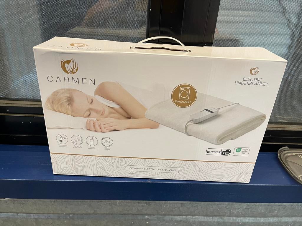 Carmen elektrische onderdeken 2x, Ophalen of Verzenden, Nieuw