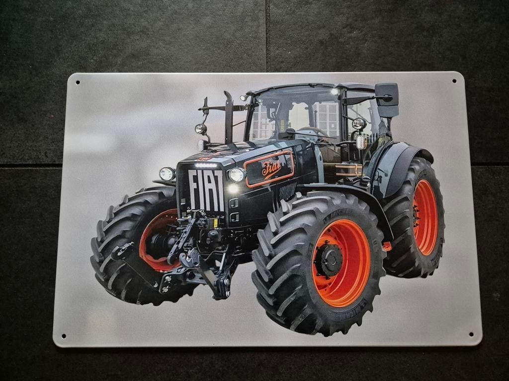 Fiat 702 in vernieuwd jasje reclamebord, Ophalen of Verzenden, Nieuw, Reclamebord