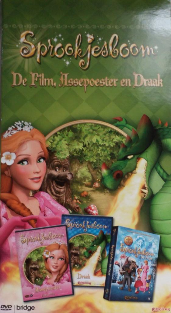 3 - Dvd's - De Sprookjesboom - Efteling, Cd's en Dvd's, Tekenfilm, Alle leeftijden, Boxset, Overige soorten
