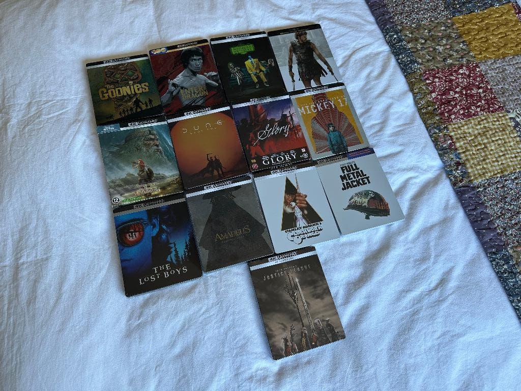 Diverse 4K Bluray Steelbooks, Cd's en Dvd's, Blu-ray, Ophalen of Verzenden, Zo goed als nieuw, Actie, Boxset