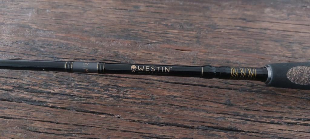 Westin W3 Vertical hengel 185cm 21-40g, Ophalen, Zo goed als nieuw, Werphengel