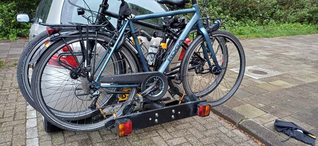 fietsdrager, Ophalen, Gebruikt, Elektrische fiets, 2 fietsen