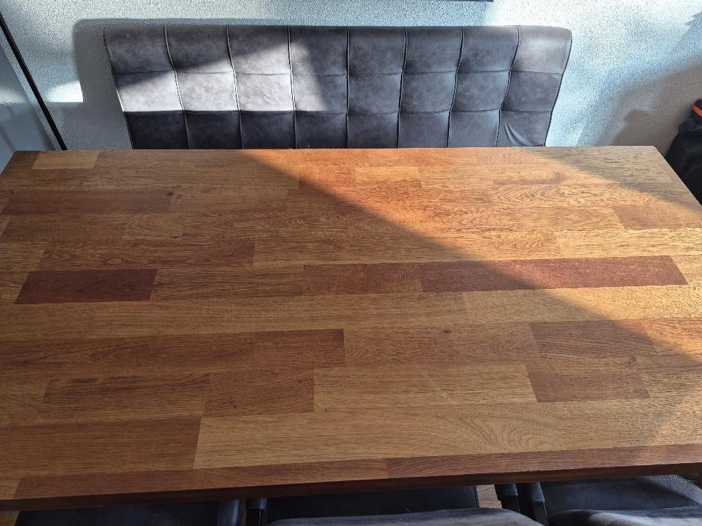 Eettafel, Huis en Inrichting, Tafels | Eettafels, Gebruikt, 50 tot 100 cm, 150 tot 200 cm, Vijf personen of meer, Rechthoekig