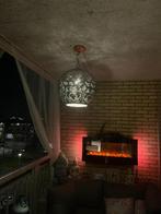 Oosterse lamp diameter 50 cm zilver kleur, Ophalen, 50 tot 75 cm, Romantisch, Zo goed als nieuw