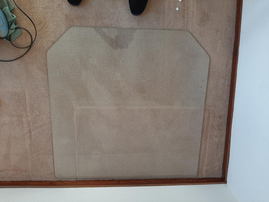 Glasplaat. voor onder houtkachel., Ophalen, Gebruikt, Hout, Houtkachel