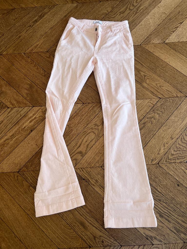 By Bar Leila licht roze  flared broek  maat XS nieuw, By bar, Nieuw, Ophalen of Verzenden, Roze