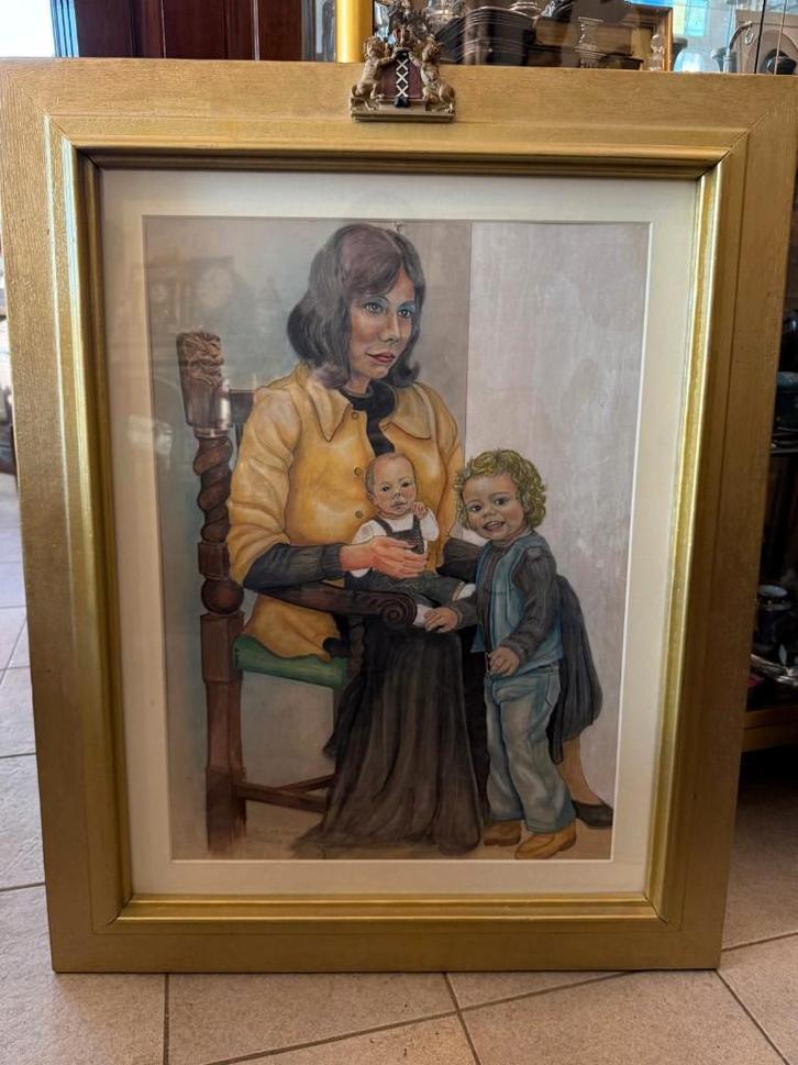 Gesigneerd A.J. Mark Ory  Houten Stadswapen Amsterdam, Antiek en Kunst, Kunst | Schilderijen | Klassiek, Ophalen