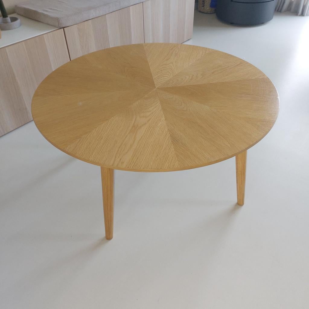 Ronde salontafel, diameter 80cm, hoogte 40cm, Huis en Inrichting, Tafels | Salontafels, Gebruikt, 50 tot 100 cm, Rond, Minder dan 50 cm