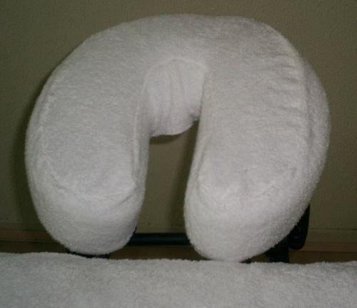 Badstof hoofdsteunhoesjes (3) voor massagetafel/massagestoel, Sport en Fitness, Massageproducten, Nieuw, Overige typen, Ophalen of Verzenden