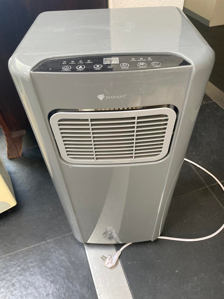 Mobiele airco Diamant 9000 BTU/h - Koelen, Ontvochtigen, Ven, Witgoed en Apparatuur, Airco's, Ophalen, Gebruikt, Minder dan 60 m³