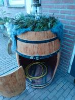 Verrijdbare houten regenton, Tuin en Terras, Regentonnen, 75 tot 150 liter, Ophalen, Zo goed als nieuw, Hout