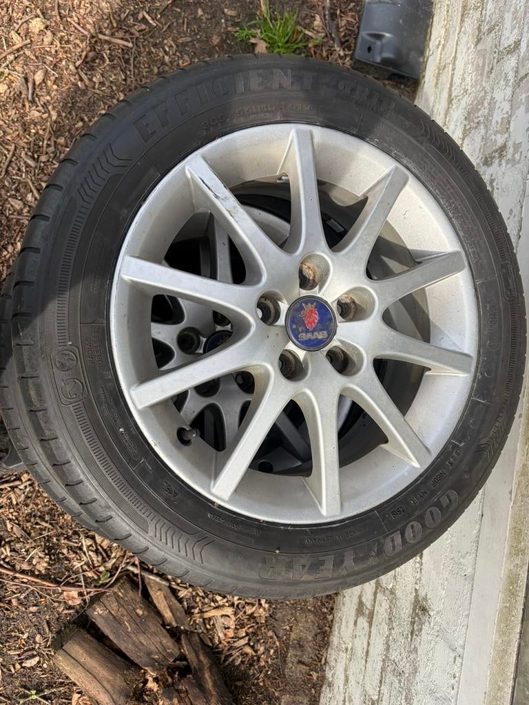 Saab wielen 5x110 205/55r16, Ophalen
