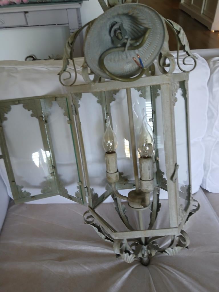 Prachtige Clayre & Eef hanglantaarn, Antiek en Kunst, Ophalen of Verzenden