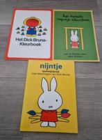 Vintage retro kleurboeken kleurboek nijntje miffy dick bruna, Ophalen of Verzenden, Zo goed als nieuw, Materiaal