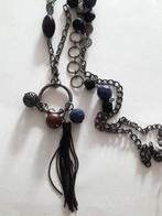 Prachtige halsketting met gekleurde kralen en hanger met, Ophalen, Nieuw, Overige kleuren, Overige materialen