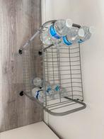 Grijze metalen trolley met 3 schappen, Huis en Inrichting, Ophalen of Verzenden, Gebruikt