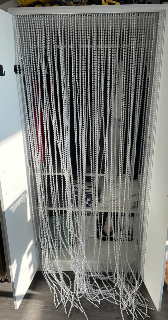 Nieuw vliegengordijn, Ophalen, 200 cm of meer, Wit, 50 tot 100 cm