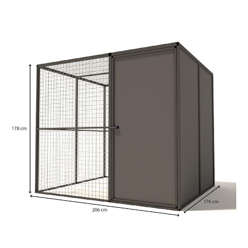 Voliere aluminium Yara | model 1, Dieren en Toebehoren, Vogels | Hokken en Kooien, Ophalen of Verzenden, Nieuw, Aluminium, Volière