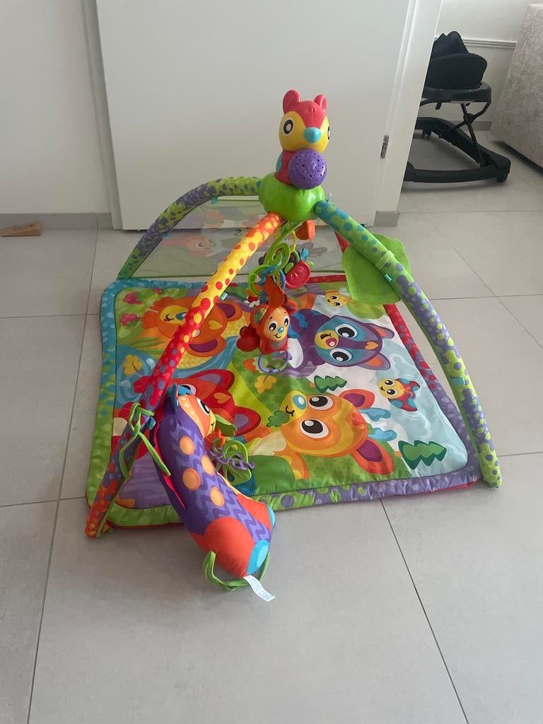 Playgro Woodlands muziek en lichtprojector gym, Ophalen of Verzenden, Zo goed als nieuw, Speelkleed, Met licht