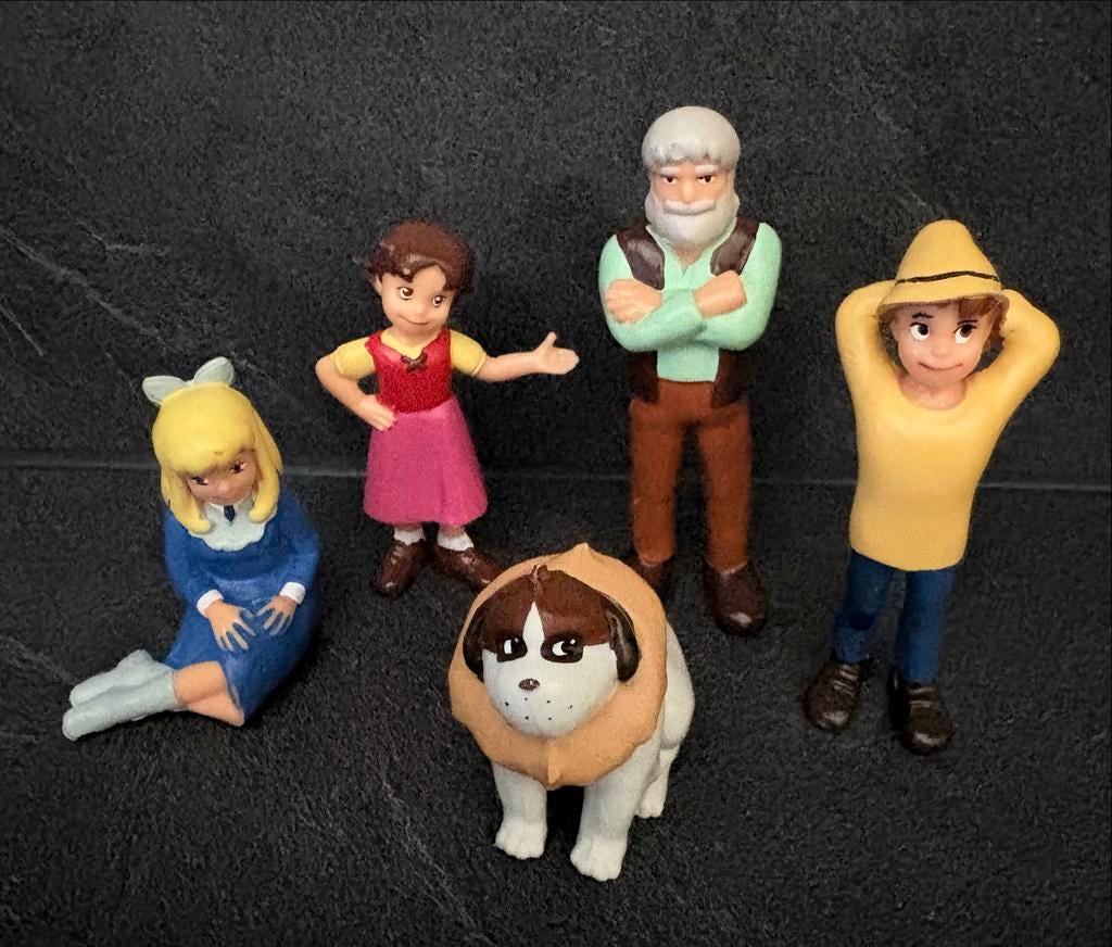 Heidi Figuren Set, Ophalen of Verzenden, Gebruikt
