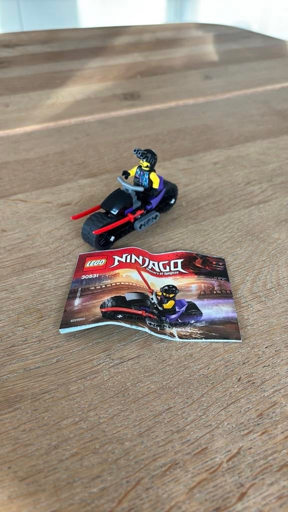 Lego Ninjago Motor met Minifiguur en Instructies, Kinderen en Baby's, Speelgoed | Duplo en Lego, Gebruikt, Lego, Ophalen of Verzenden
