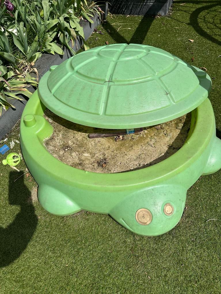 Zandbak van Little Tikes, Ophalen, Gebruikt
