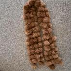 Bruine konijnenbont sjaal, Ophalen of Verzenden, Zo goed als nieuw, Sjaal