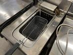 RVS friteuse Metos professioneel, 4 liter of meer, Ophalen, Gebruikt