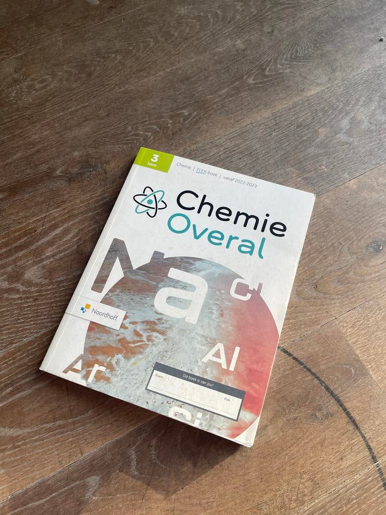 Chemie overal 3 havo, Boeken, Ophalen of Verzenden, Gelezen, HAVO, Scheikunde