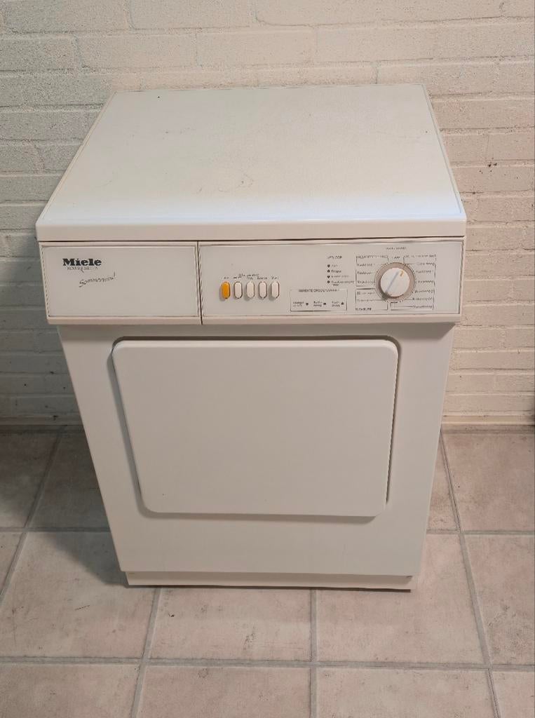 Nette goed werkende Miele Novotronic Summerwind uchtdroger, Ophalen, Luchtafvoer, Anti-kreukfase, 8 tot 10 kg