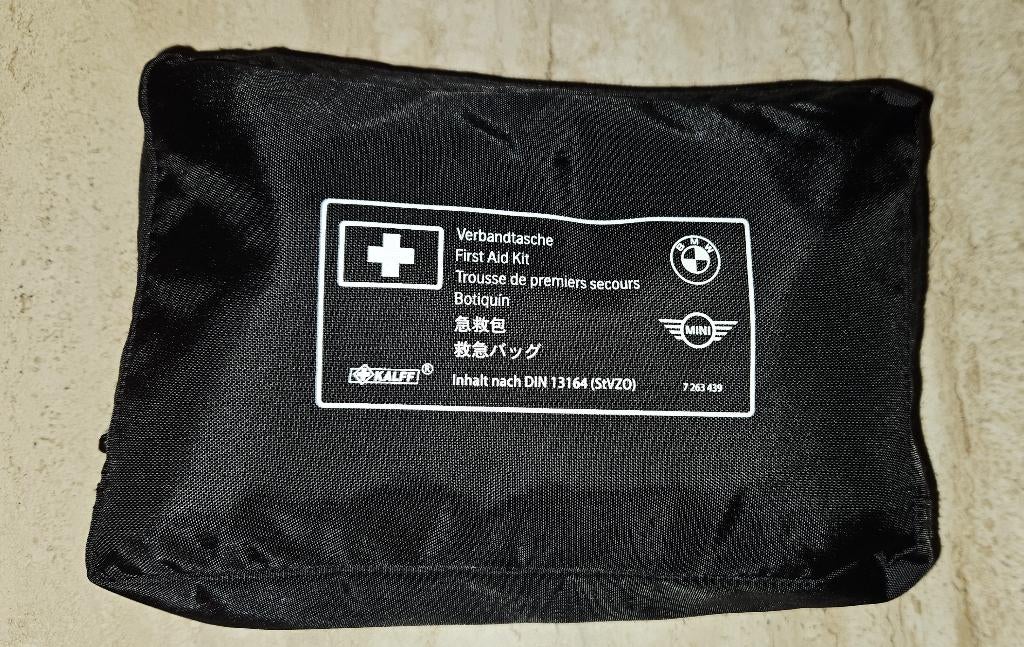 EHBO-Set Tas Zwart - Origineel BMW - Nieuw, Ophalen of Verzenden