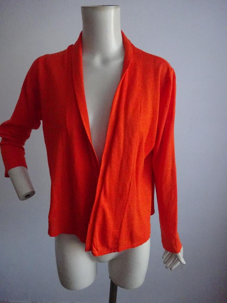 Luisa Cerano vest mt 38, Kleding | Dames, Truien en Vesten, Maat 38/40 (M), Verzenden, Oranje, Zo goed als nieuw