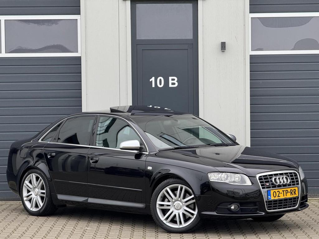 Audi S4 4.2 V8 S4 quattro edition / Recaro / Carbon / NAP, Automaat, Gebruikt, Zwart, Bedrijf